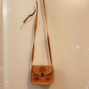 Mini bag leather never been use